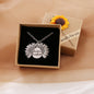 You Are My Sunshine Sunflower Necklace Women Men