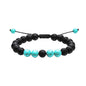 Tiger Eye Couple Bracelets Matte Black Agate Beads Bracelet