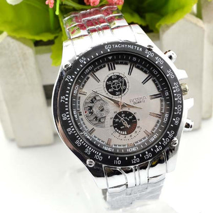 Original Men's Watches Stainless Steel  Luminous Calendar Display Quartz Watch For Men Fashion Sports Man Watch